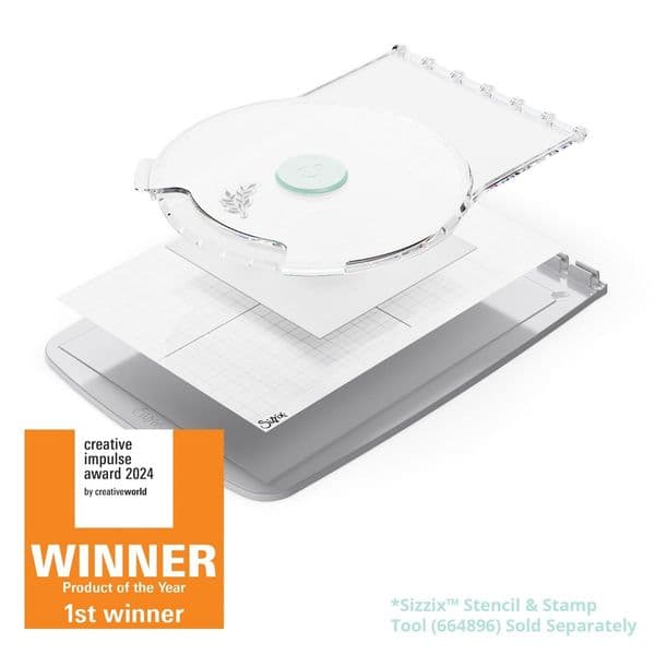 666614 - Sizzix™ Stencil & Stamp Tool Accessory - Stamp & Spin Tool