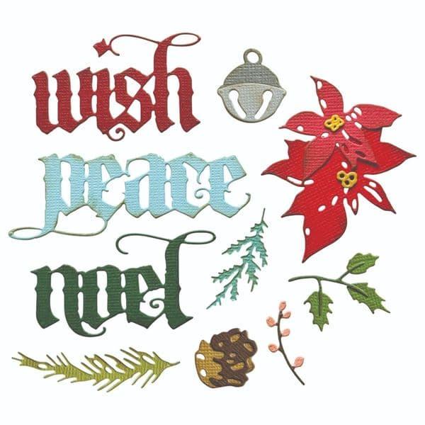 666716 - Sizzix® Thinlits® Die Set - 10PK Vault Holiday Classic