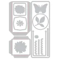 666767 Sizzix® Thinlits Die Set 17PK - Bookmark, Pockets and Toppers by Eileen Hull