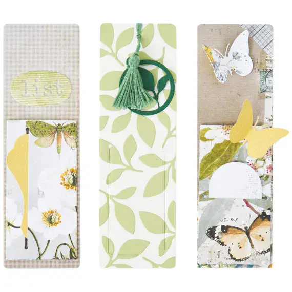 666767 Sizzix® Thinlits Die Set 17PK - Bookmark, Pockets and Toppers by Eileen Hull