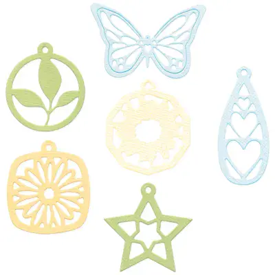 666769 Sizzix®  Thinlits Die Set 6PK - Charms by Eileen Hull