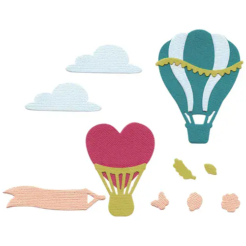 666830 - Sizzix Framelits Die Set 16PK - Up and Away #2 by Catherine Pooler