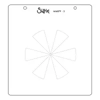 666879 Sizzix Layered Stencil 3PK - Colour Wheel by Eileen Hull