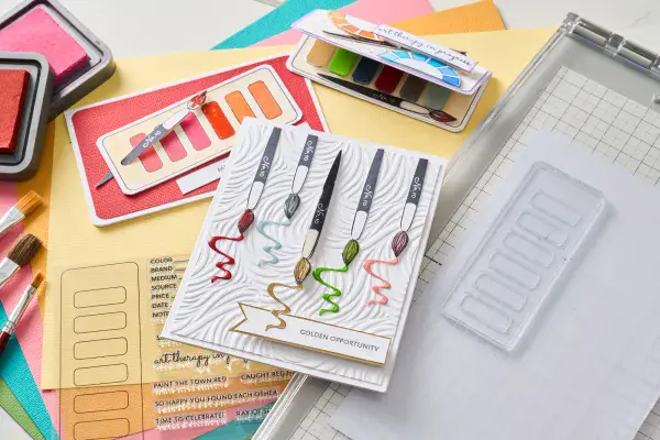 666881 A5 Clear Stamps Set 24PK - Swatch Cards by Eileen Hull