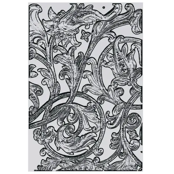 666886 Sizzix® 3-D Texture Fades Embossing Folder - Entangled Large/A5 by Tim Holtz