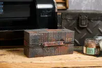666887 Sizzix® 3-D Texture Fades Embossing Folder - Foundry Large/A5 by Tim Holtz