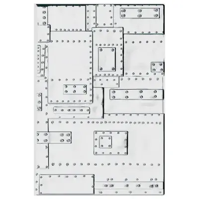 666887 Sizzix® 3-D Texture Fades Embossing Folder - Foundry Large/A5 by Tim Holtz