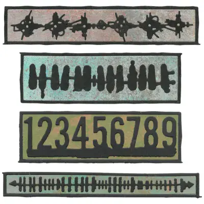 666906 - Sizzix® Thinlits® Die 7PK - Borderlines by Seth Apter