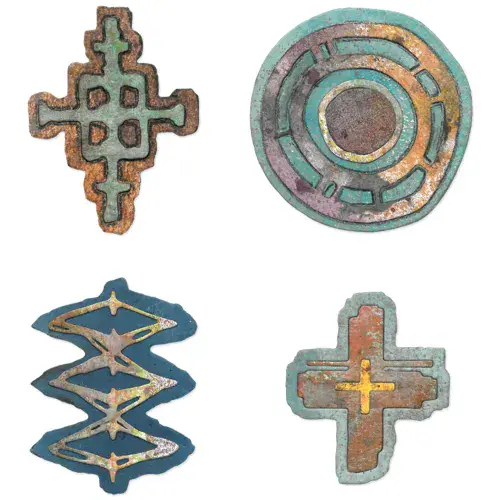 666907 - Sizzix® Thinlits® Die 9PK - Roundabouts by Seth Apter