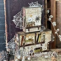 666911 Sizzix 2D Texture Fades Embossing Folder w/14PK Vault Side-Order  Laboratory by Tim Holtz