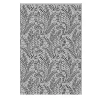 666977 Sizzix® 3D Textured Impressions A5 Embossing Folder - Lacy Leaves by Eileen Hull