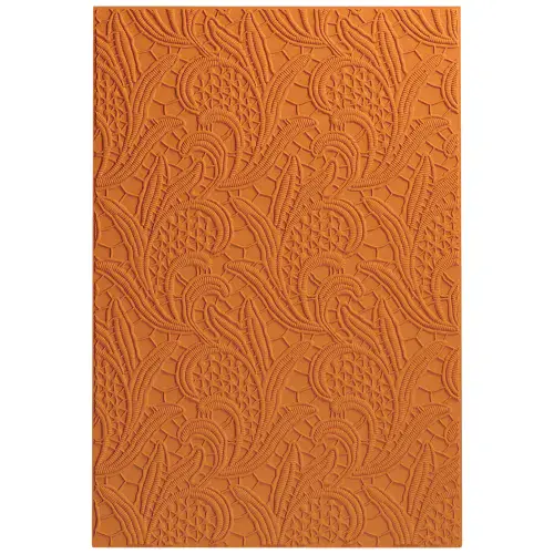 666977 Sizzix® 3D Textured Impressions A5 Embossing Folder - Lacy Leaves by Eileen Hull