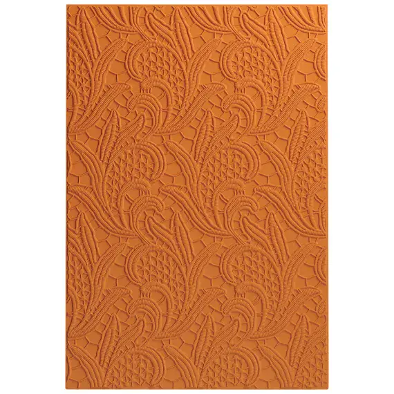666977 Sizzix® 3D Textured Impressions A5 Embossing Folder - Lacy Leaves by Eileen Hull