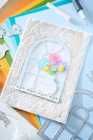 666979 Sizzix       ® Thinlits 13PK Die Set Windowsill Flowers and Vase by Eileen Hull