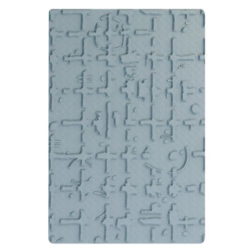 667020 - Sizzix® Multi-Level Embossing Folder - Grid Graph by Seth Apter