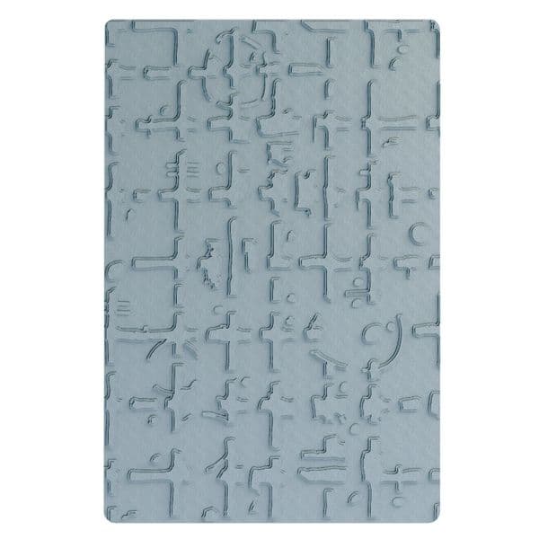 667020 - Sizzix® Multi-Level Embossing Folder - Grid Graph by Seth Apter