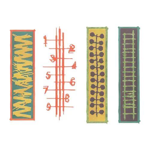 667022 - Sizzix® Thinlits® Die 4PK - Stretchers by Seth Apter