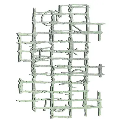 667051 - Sizzix® Thinlits®  Die Set 1PK - Gridiron by Seth Apter