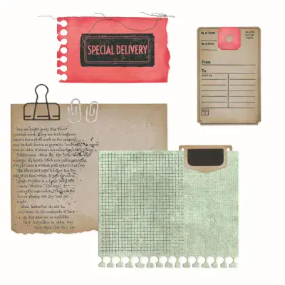 667058 -Sizzix Clear Stamps Set 10PK w/10PK Framelits Die - Creative Combos by 49 & Market