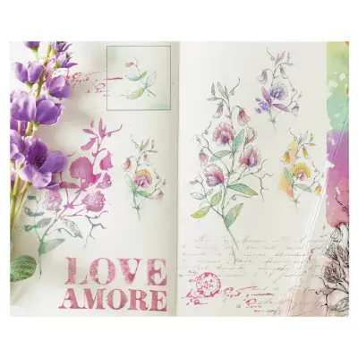 667094 Sizzix™ Studio 5x8 Clear Stamp Set 13PK - Love Letters by Willow