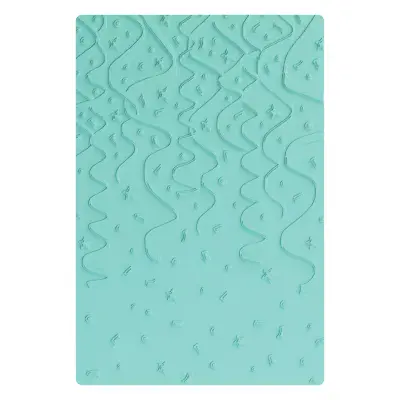 667131 Sizzix® Multi-Level Textured Impressions Embossing Folder - Party Time by Eileen Hull