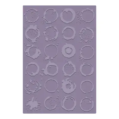 667239 -  Sizzix 2D Texture Fades Embossing Folder Large/A5 Vault Ringer by Tim Holtz
