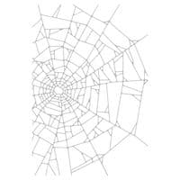667247 – Sizzix 2D Texture Fades A5 Embossing Folder Vault Cobweb by Tim Holtz