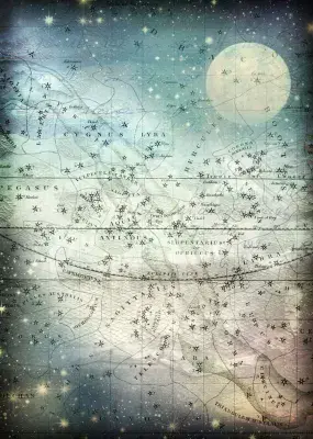 7 Dots Studio - Stargazer – In the Moonlight Rice Paper