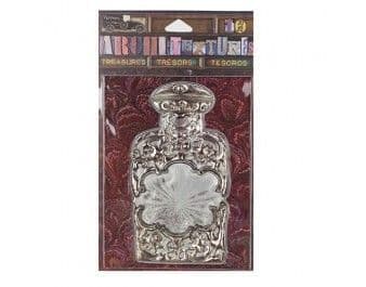 7Gypsies - Architextures - Treasures - Silver & Glass Bottle