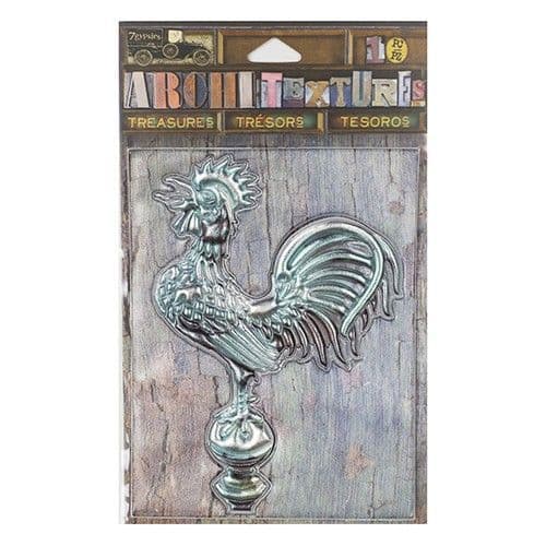 7Gypsies - Architextures - Treasures - Weathered Metal Rooster
