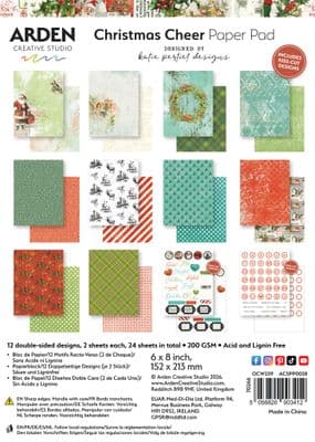 Arden Creative Studio Christmas Cheer 6in x 8in Paper Pad