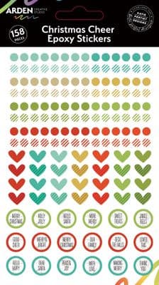 Arden Creative Studio Christmas Cheer Epoxy Stickers