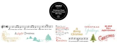 Arden Creative Studio Christmas Cheer Kiss-Cut Sentiment PET Tape