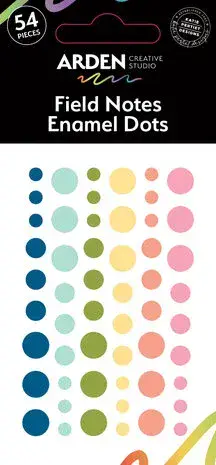 Arden Creative Studio - Field Notes Enamel Dots (54pcs)