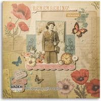 Arden Creative Studio Heritage Accents 6in x 8in Clear Stamp Set