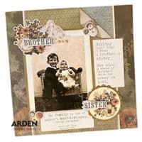 Arden Creative Studio Heritage Accents 6in x 8in Clear Stamp Set