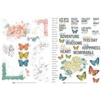 Arden Creative Studio, Katie Pertiet Page Starters Collection 6in x 8in Rub On Transfer Set