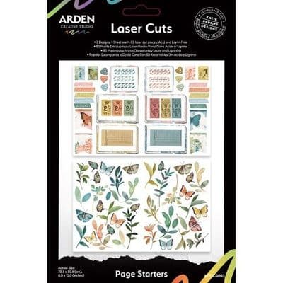 Arden Creative Studio, Katie Pertiet Page Starters Collection Laser Cuts