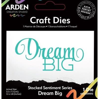 Arden Creative Studio, Katie Pertiet Page Starters Collection Stacked Craft Die - Dream Big
