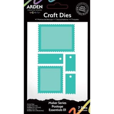 Arden Creative Studio Katie Pertiet Page Starters Collection Stacked Craft Die Postage Essentials 01
