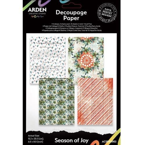 Arden Creative Studio Katie Pertiet Season of Joy - Decoupage Paper