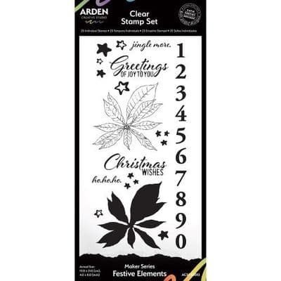 Arden Creative Studio Katie Pertiet Season of Joy Stamp Set - Festive Elements