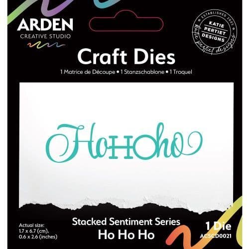 Arden Creative Studio Katie Pertiet Sentiment Series Stacked Die - Ho Ho Ho