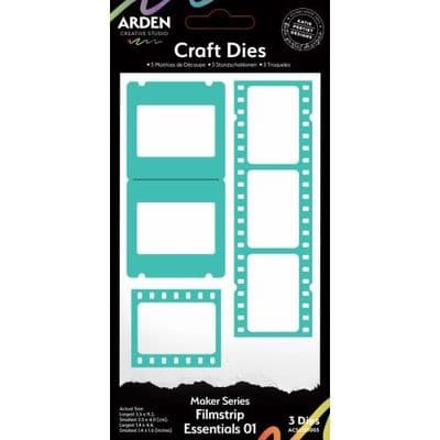 Arden Creative Studio Maker Series, Katie Pertiet, Craft Die - Filmstrip Essentials 01