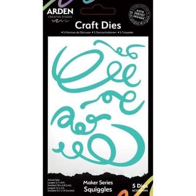 Arden Creative Studio Maker Series, Katie Pertiet, Craft Die - Squiggles
