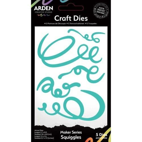 Arden Creative Studio Maker Series, Katie Pertiet, Craft Die - Squiggles