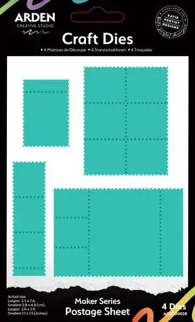 Arden Creative Studio - Maker Series Postage Sheet Craft Die Set