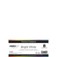 Arden Creative Studio Premium CardstockBright White A4 225gsm 20 Pack