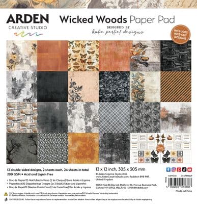 Arden Creative Studio   Wicked Woods 12in x 12in Paper Pad
