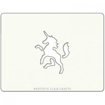 Artistic Flair - Cake Stencil - Unicorn Silhouette